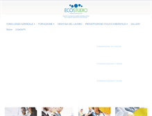 Tablet Screenshot of ecostudioservizi.com